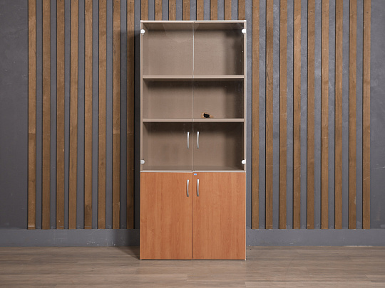 Шкаф для документов ЛДСП Серый