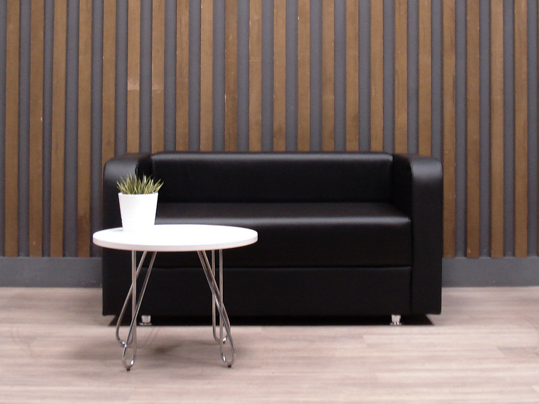 Диван БОН Искусственная кожа Чёрный Россия (ДЭЧ-БОН)