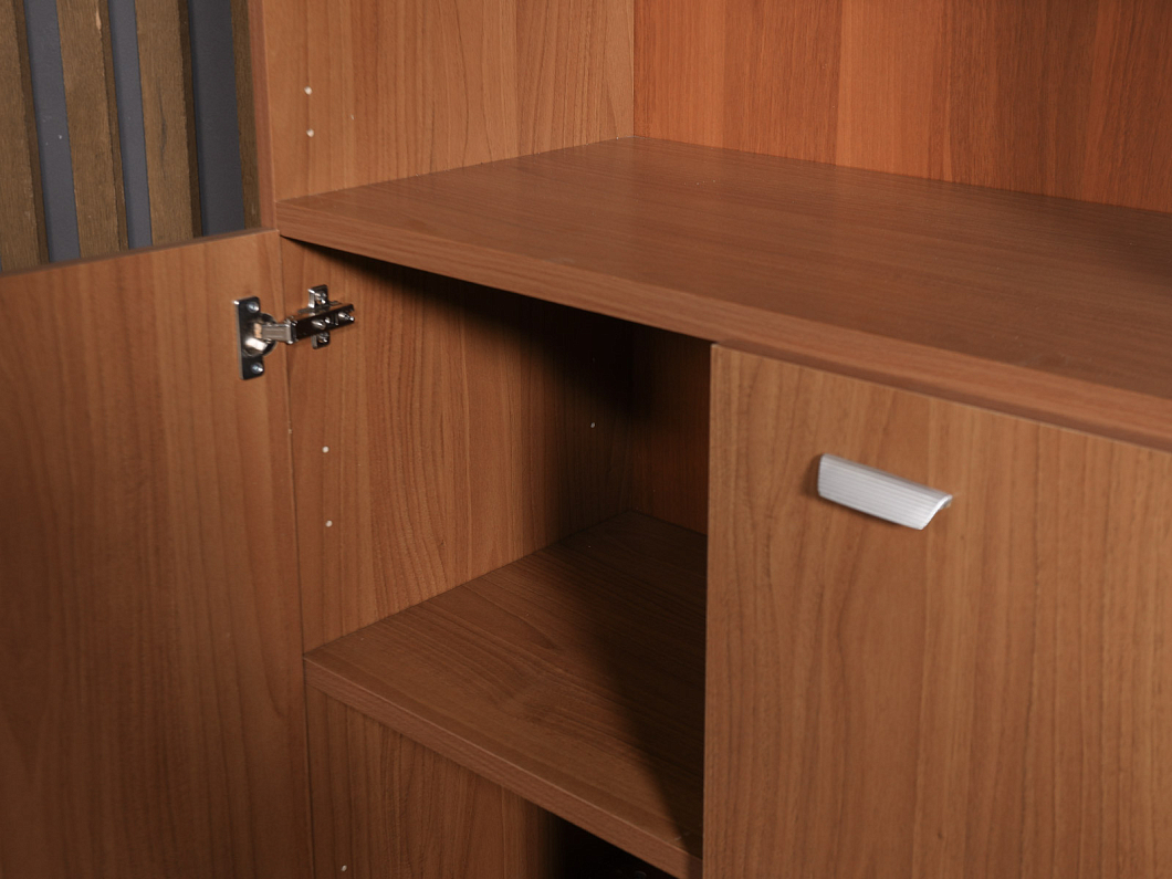 Шкаф для документов ЛДСП Орех (ШДОР-161125)