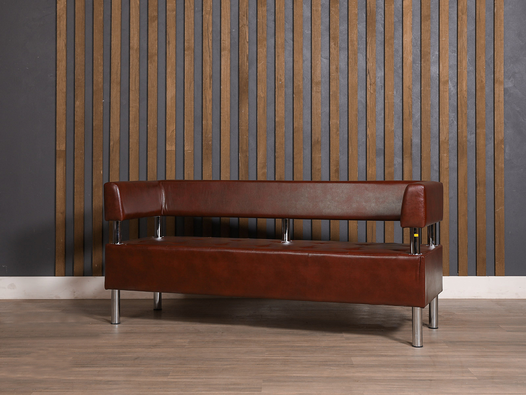 Диван САНТЬЯГО Искусственная кожа Коричневый Россия (ДЭКЧ2-СНТГ)