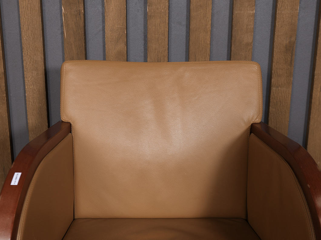 Кресло Codutti Кожа Бежевый Италия (КЭВ-090725)