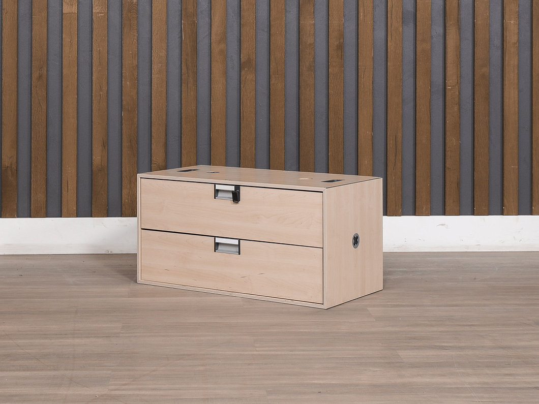 Полка навесная Steelcase ЛДСП Дуб США (ТНД-260325)