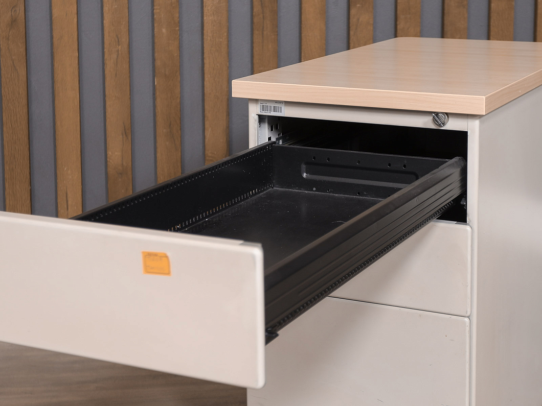 Тумба приставная Steelcase Металл Бук США (ТВБК4-260325)