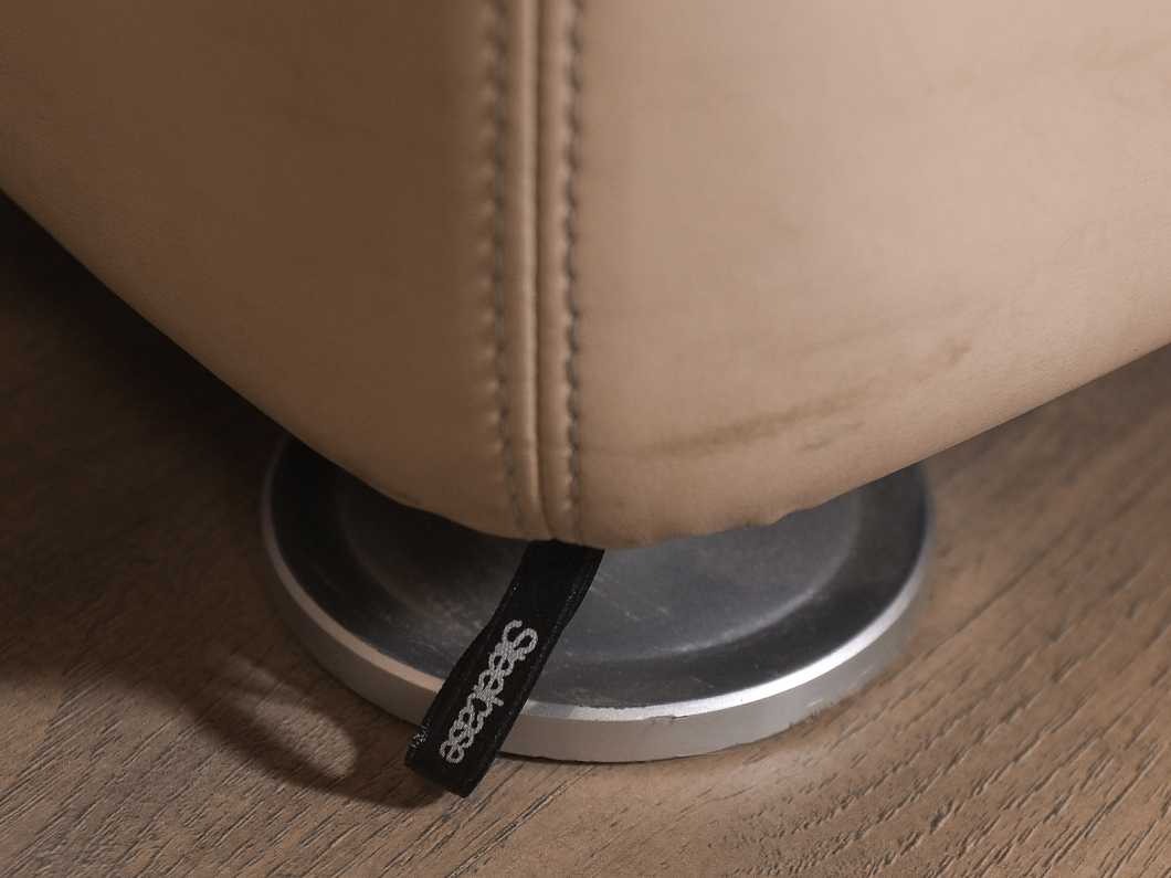 Кресло Steelcase Экокожа Бежевый Франция (ПЭБЖ-090990)