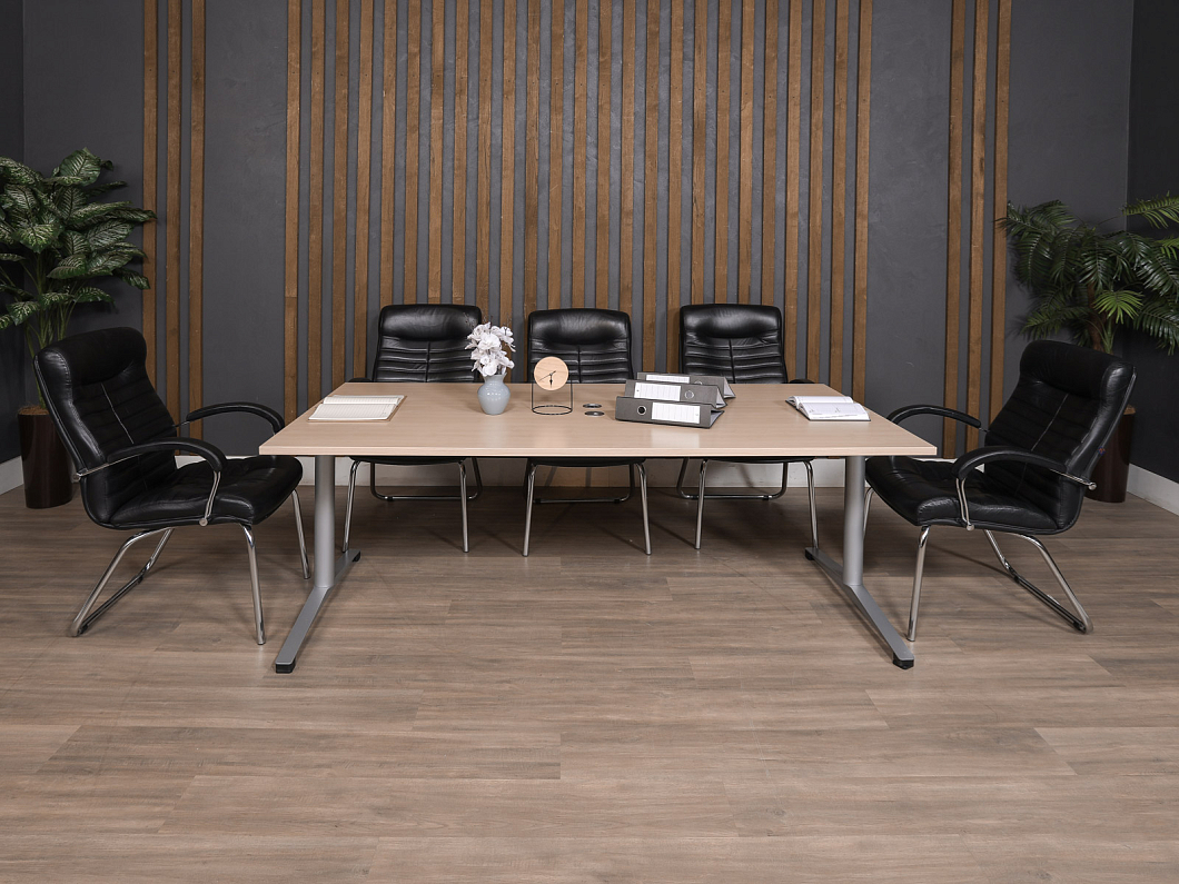 Стол для переговоров Steelcase ЛДСП Дуб Франция (СДПБК7-260325)