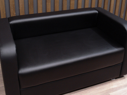 Диван БОН Искусственная кожа Чёрный Россия
