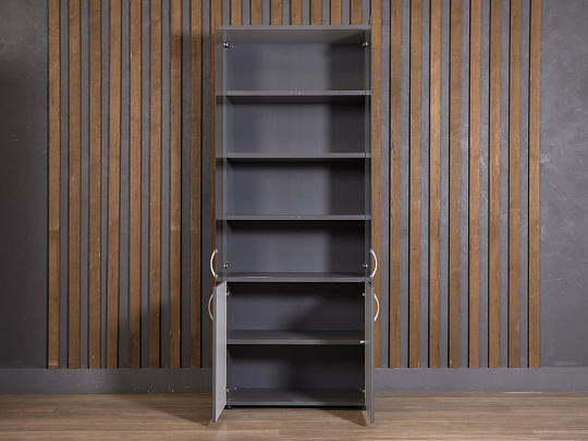 Шкаф для документов ЛДСП Серый