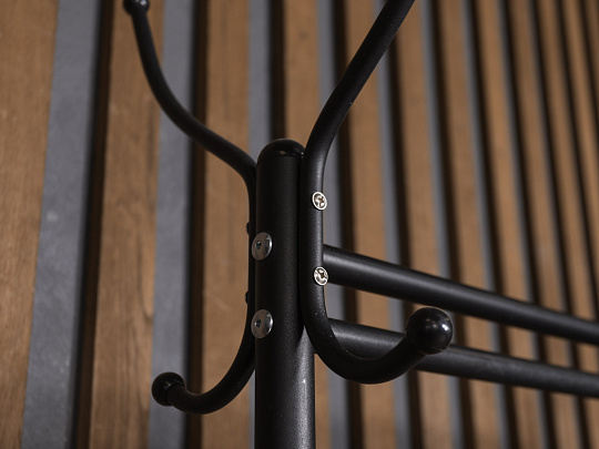 Вешалка напольная Металл Чёрный