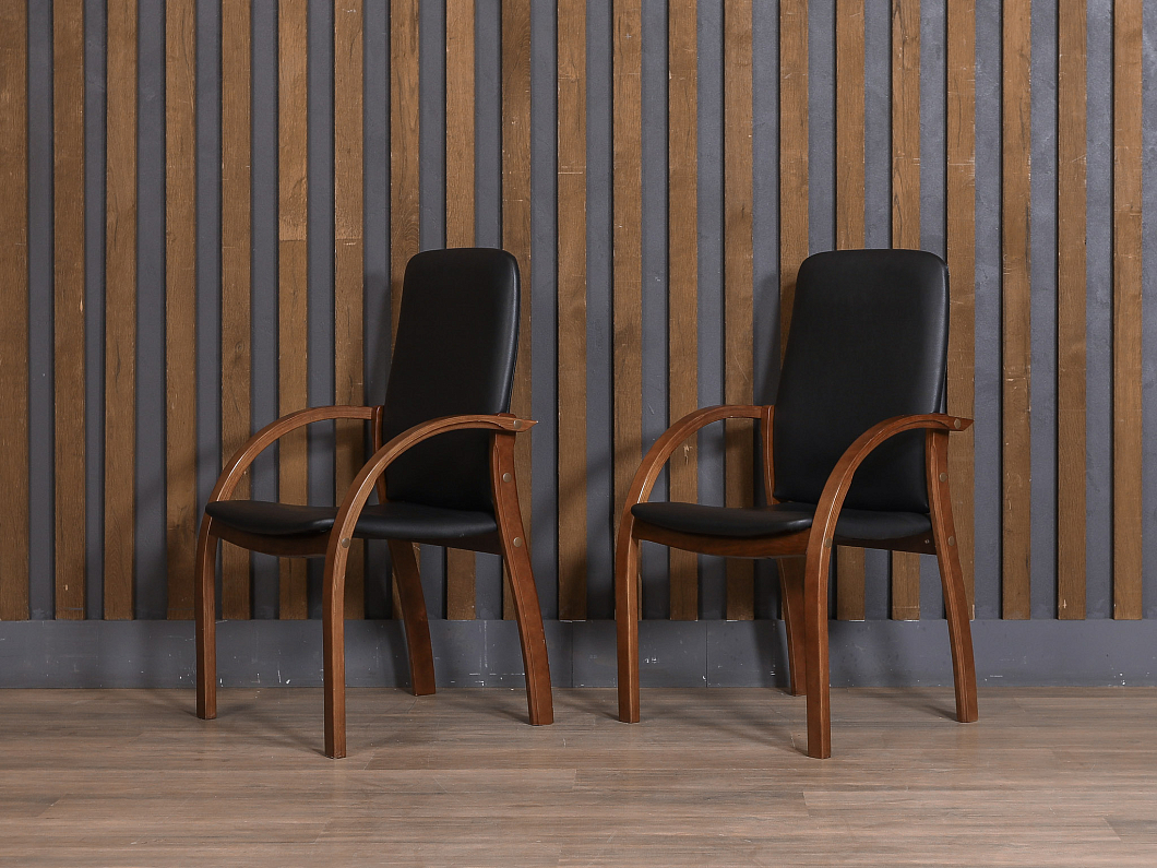 Конференц-кресло Искусственная кожа Чёрный (КФЭЧ-260226)