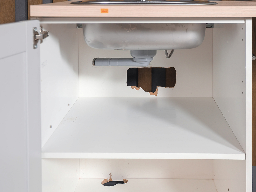 Кухонный гарнитур ЛДСП Серый (КХГ-301025)