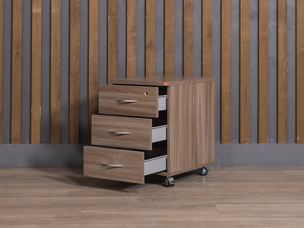 Тумба подкатная ЛДСП Ясень шимо (ТВЯШ-161025)