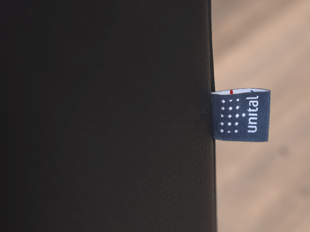 Диван UNITAL Монреаль Кожа Чёрный Италия (ДКЭЧ-161125)