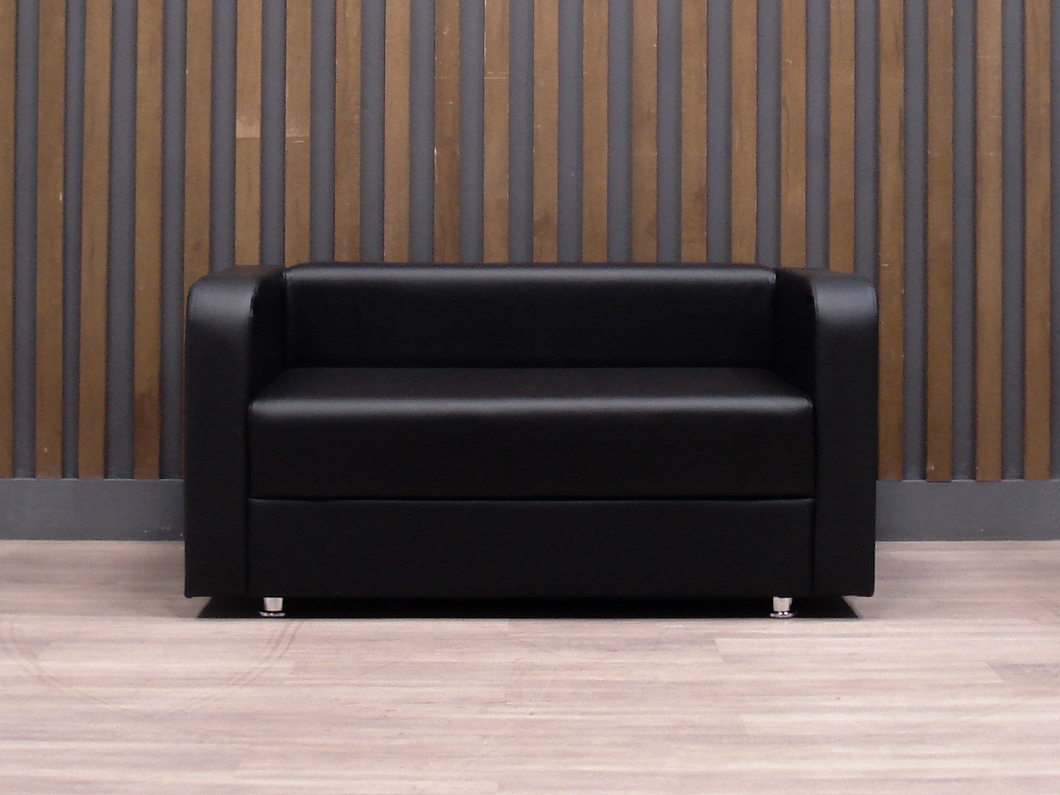 Диван БОН Искусственная кожа Чёрный Россия (ДЭЧ-БОН)