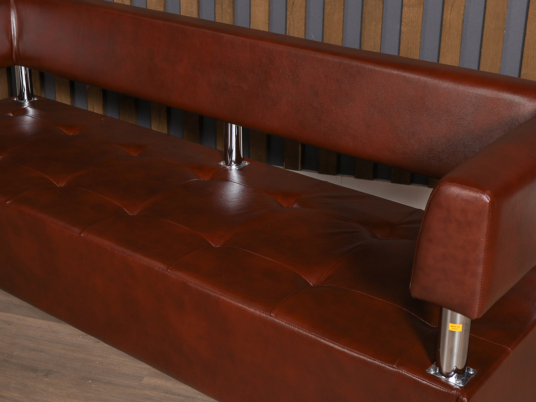 Диван САНТЬЯГО Искусственная кожа Коричневый Россия (ДЭКЧ2-СНТГ)