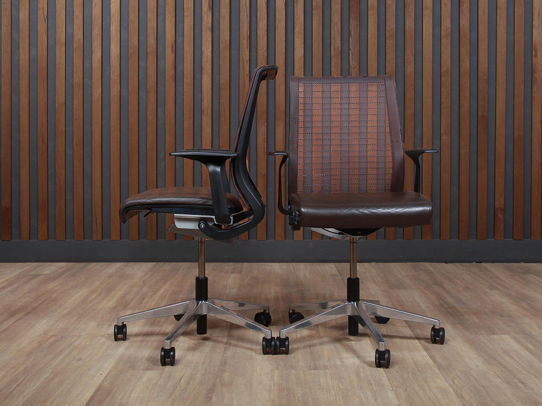 Кресло руководителя Steelcase Think Кожа Коричневый США (КПКР-140723)
