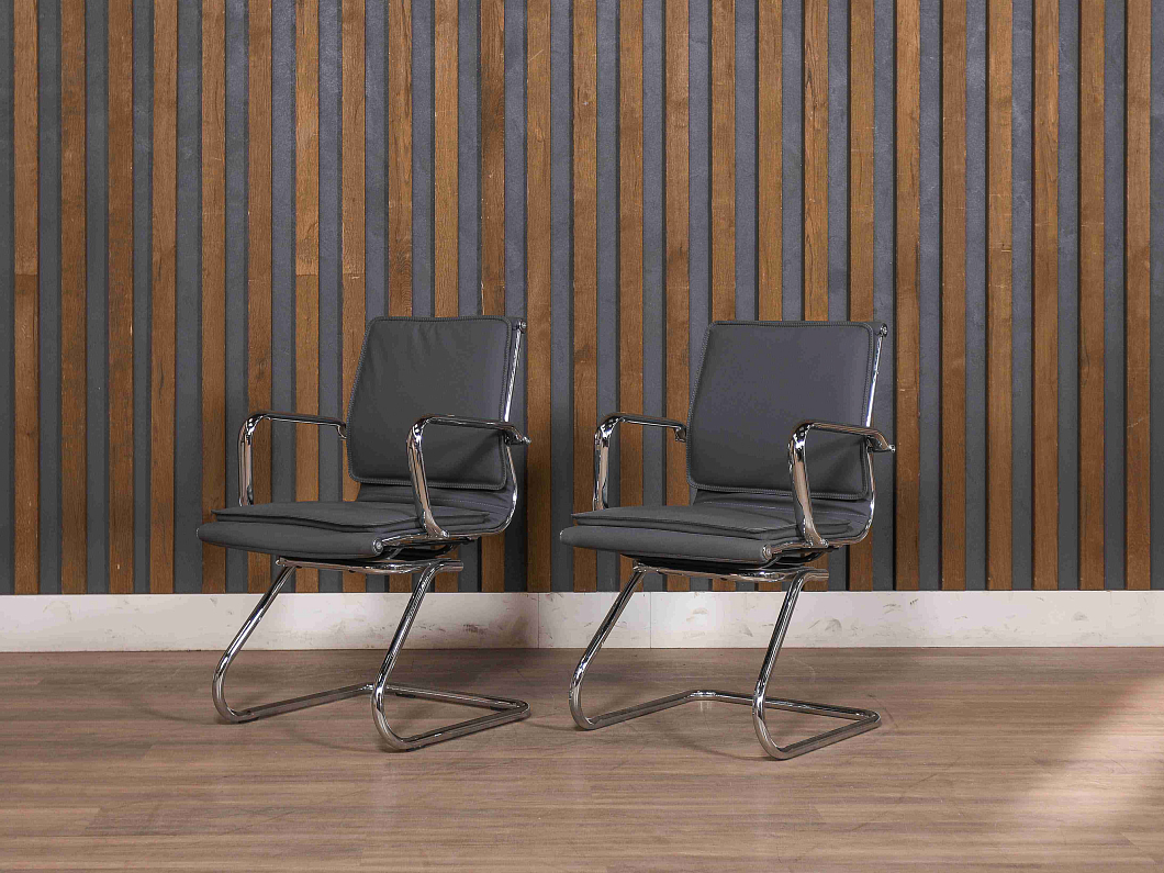 Конференц-кресло Искусственная кожа Серый Европа (КФСР-180324)