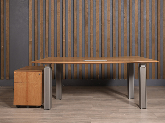 Стол руководителя Steelcase ЛДСП Орех США