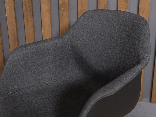 Офисный стул Ткань Чёрный