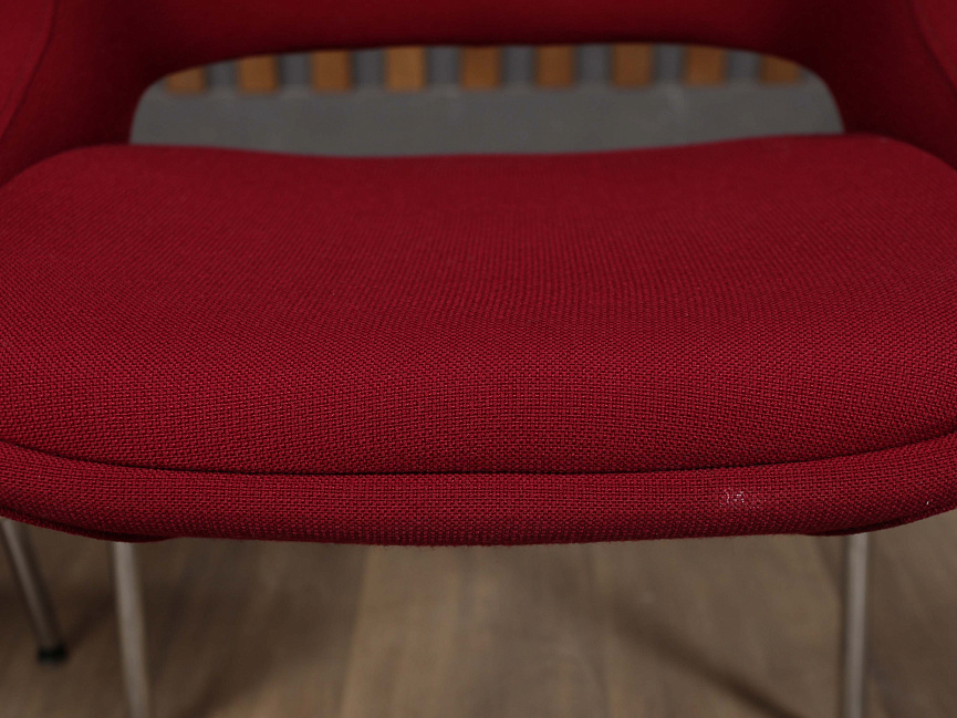 Конференц кресло на ножках MidCentury MARTELA Ткань; Металл Красный Финляндия (КФБР-241123)