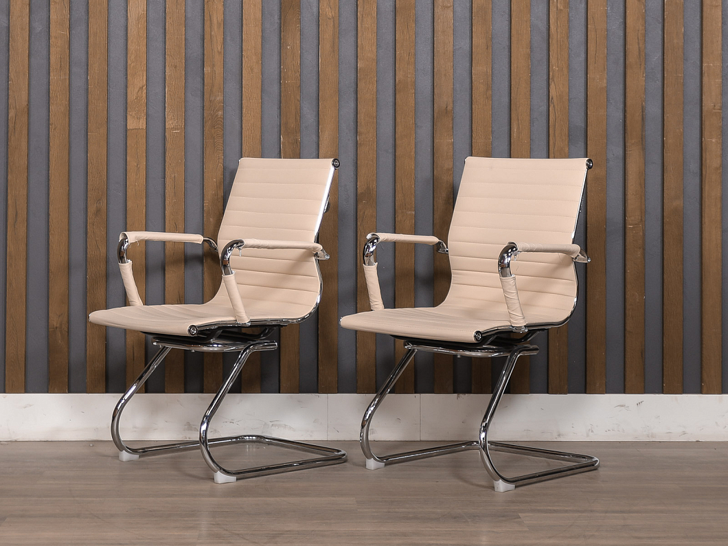 Офисный стул Бюрократ Искусственная кожа Бежевый Россия (ОСБЖ-220525)