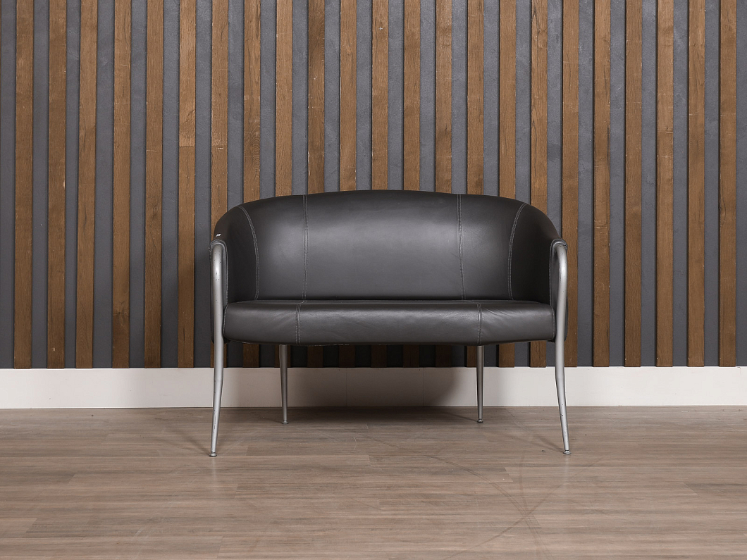 Диван Bum Искусственная кожа Чёрный (ДЭЧ2-090725)