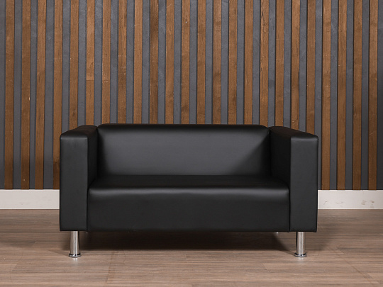Диван СИТИ Искусственная кожа Чёрный Россия