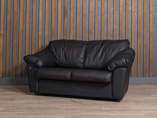 Диван Искусственная кожа Чёрный
