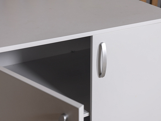 Тумба под оргтехнику ЛДСП Серый