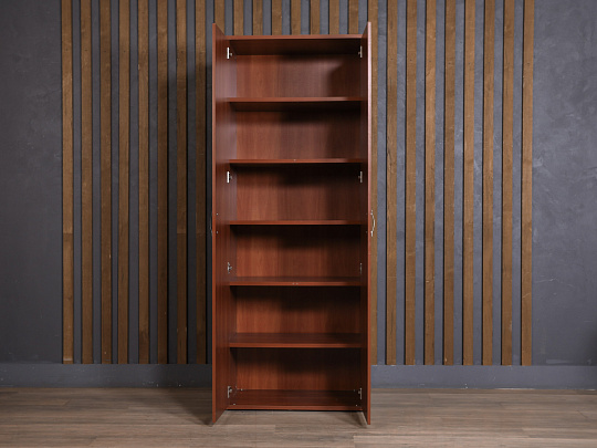 Шкаф для документов ЛДСП Вишня