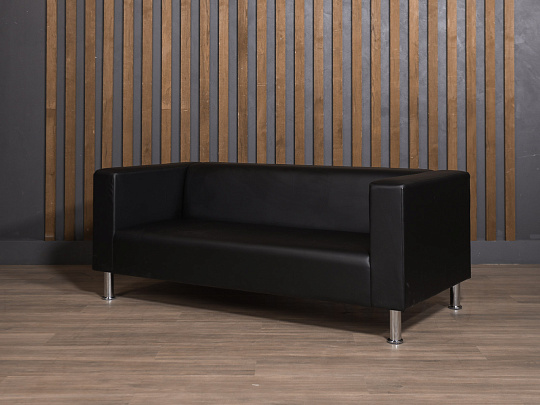 Диван СИТИ Искусственная кожа Чёрный Россия