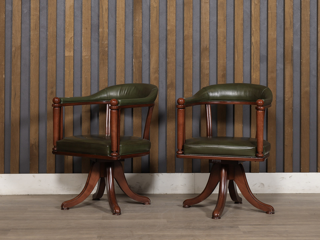 Конференц-кресло ORIGGI SALOTTI Искусственная кожа Зелёный Италия (КФЭЗЛ1-090725)