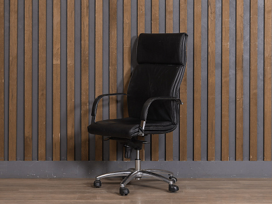 Кресло руководителя Искусственная кожа Чёрный