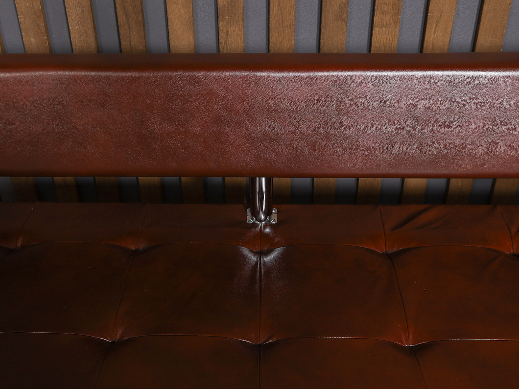 Диван САНТЬЯГО Искусственная кожа Коричневый Россия (ДЭКЧ2-СНТГ)