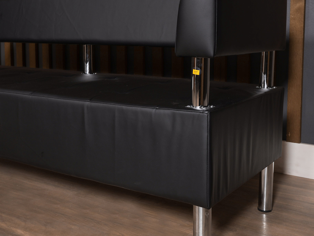 Диван САНТЬЯГО Искусственная кожа Чёрный Россия (ДЭЧ2-СНТГ)