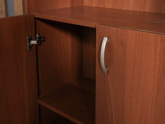 Шкаф для документов ЛДСП Вишня