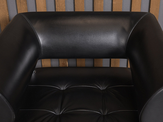 Кресло Кожа Чёрный