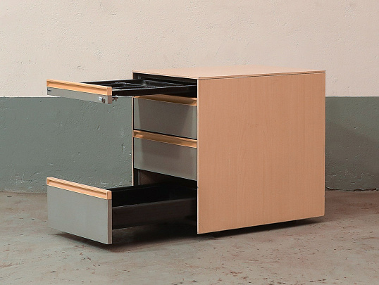 Тумба подкатная Bene ЛДСП Клен Австрия