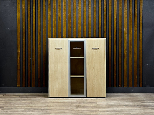 Шкаф для документов Офис-Директ Berlin ЛДСП Дуб Россия