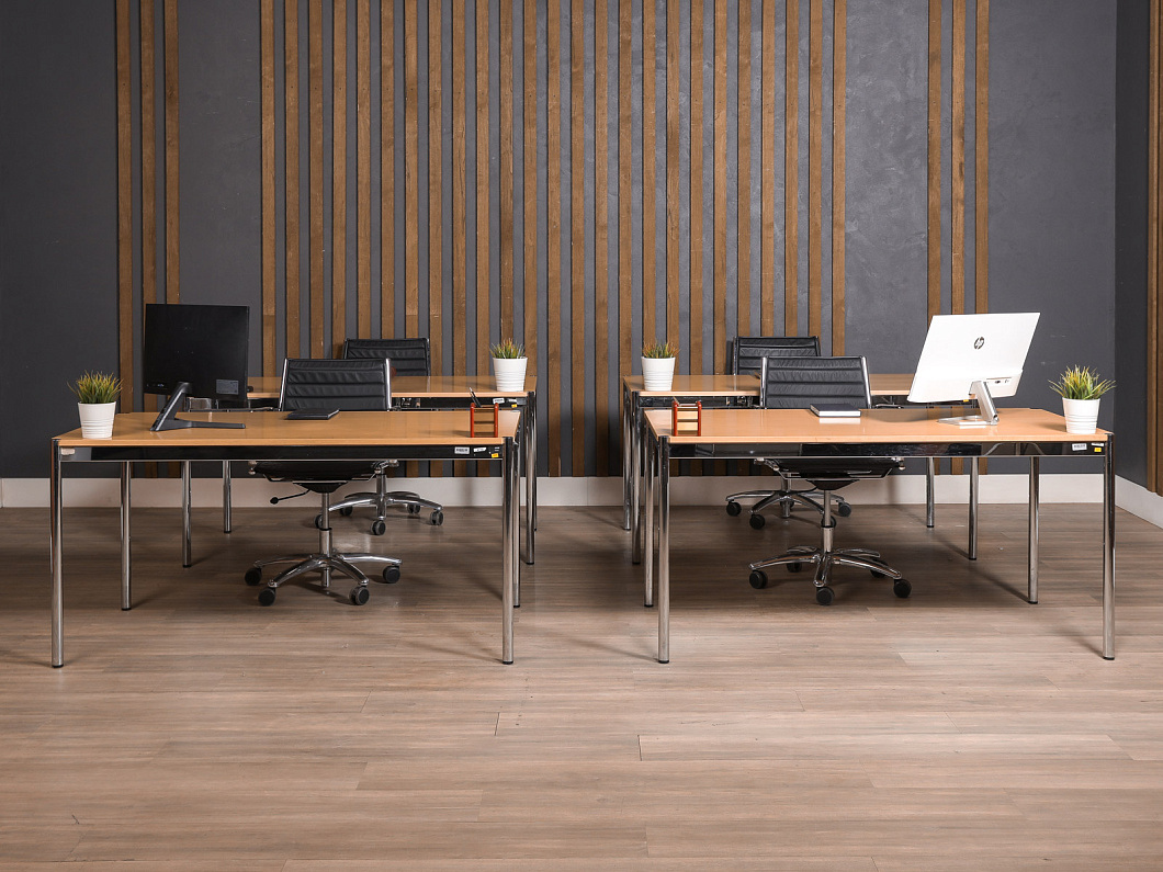 Стол прямоугольный USM Haller Массив Ольха Швейцария (СПОХ-300924)