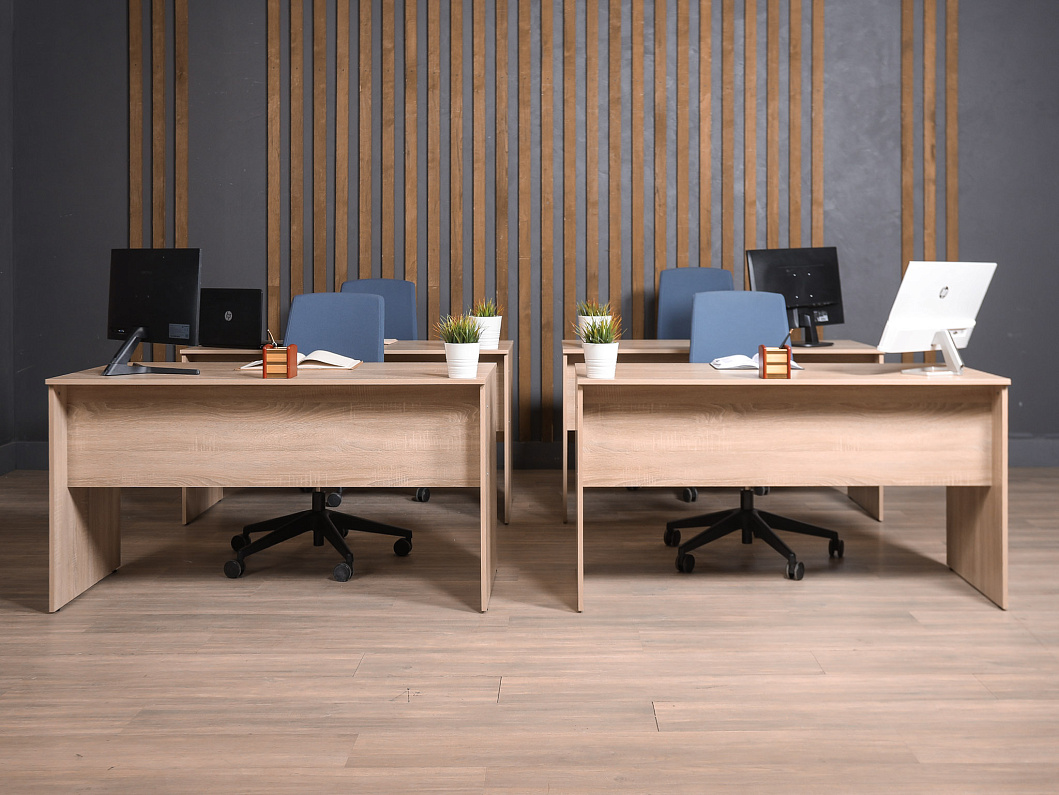 Стол прямоугольный ЛДСП Дуб сонома (СПНДС-171225)