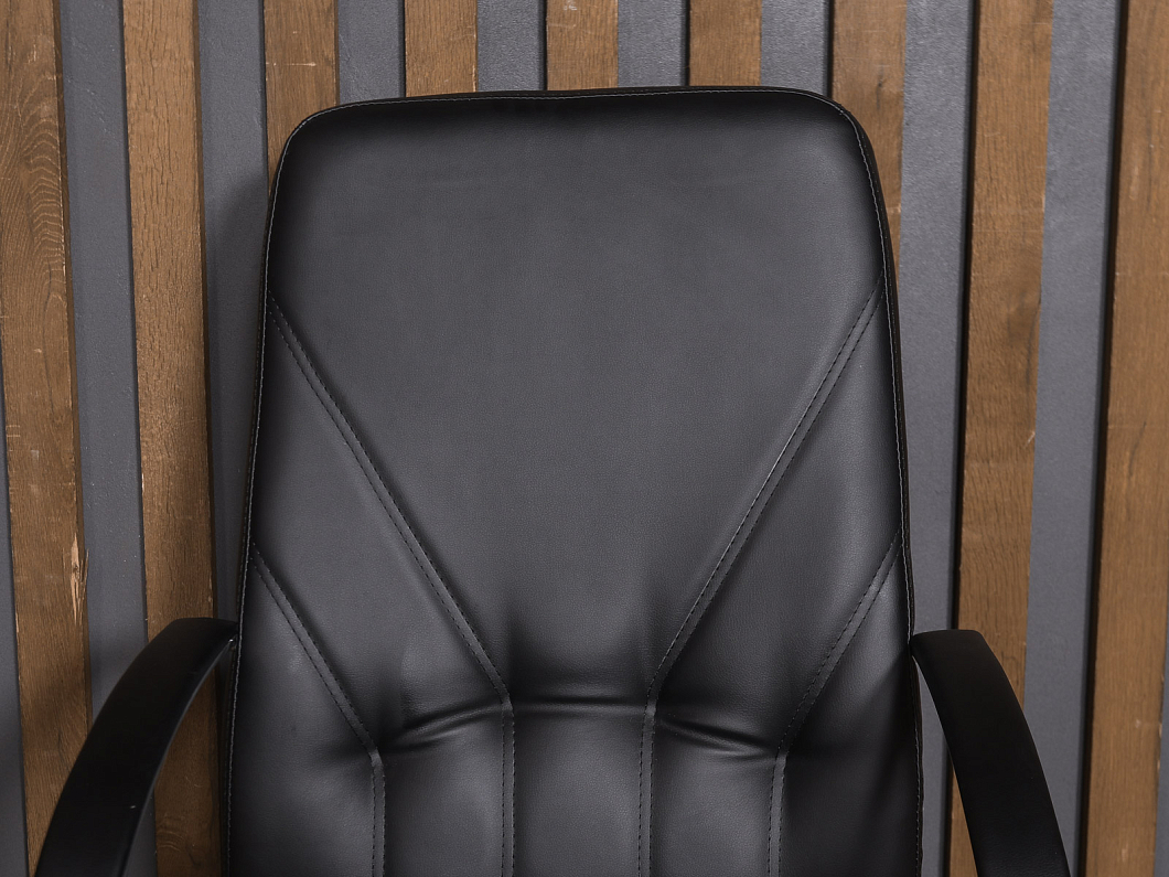 Конференц-кресло Искусственная кожа Чёрный (КФЭЧ-111125)