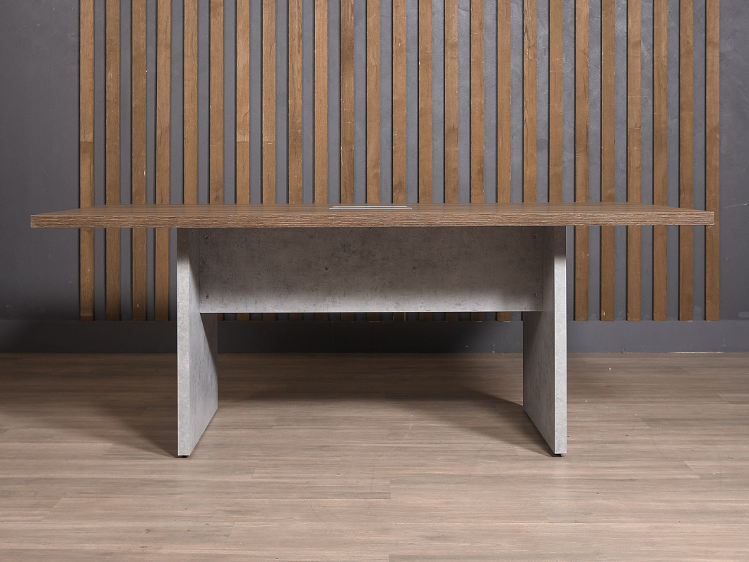 Стол для переговоров Mebelux Монреаль ЛДСП Ясень шимо Россия (сгяш-040925)