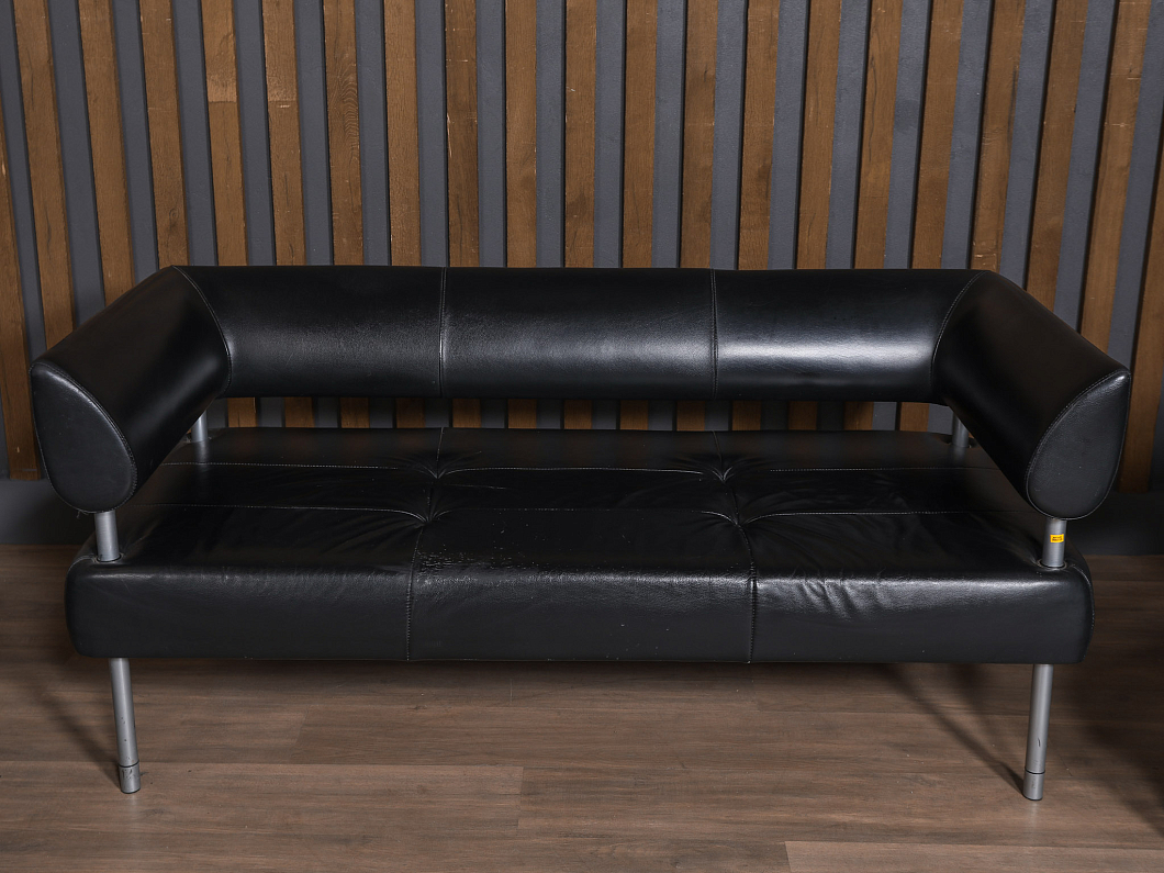 Диван SitLand Кожа Чёрный Италия (ДКЭЧ5-090725)