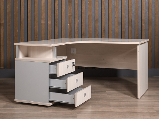 Стол с тумбой ЛДСП Бук