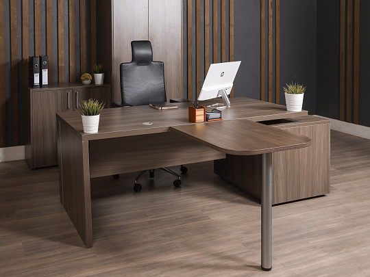 Кабинет руководителя ЛДСП Ясень шимо