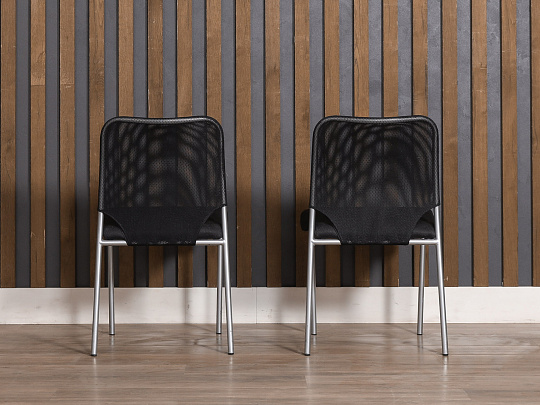 Конференц-кресло Bels Amigo Lux Chrome Ткань Чёрный Беларусь