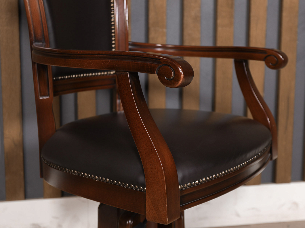 Кресло руководителя Кожа Чёрный Импорт (КРЭЧ4-090725)