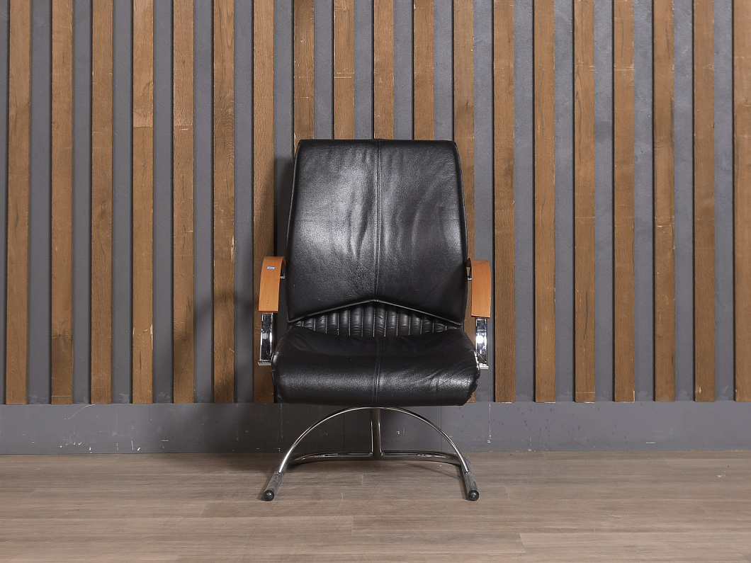 Конференц-кресло Искусственная кожа Чёрный (КФЭЧ-201125)