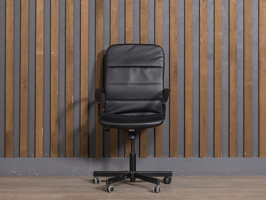 Кресло руководителя Искусственная кожа Чёрный