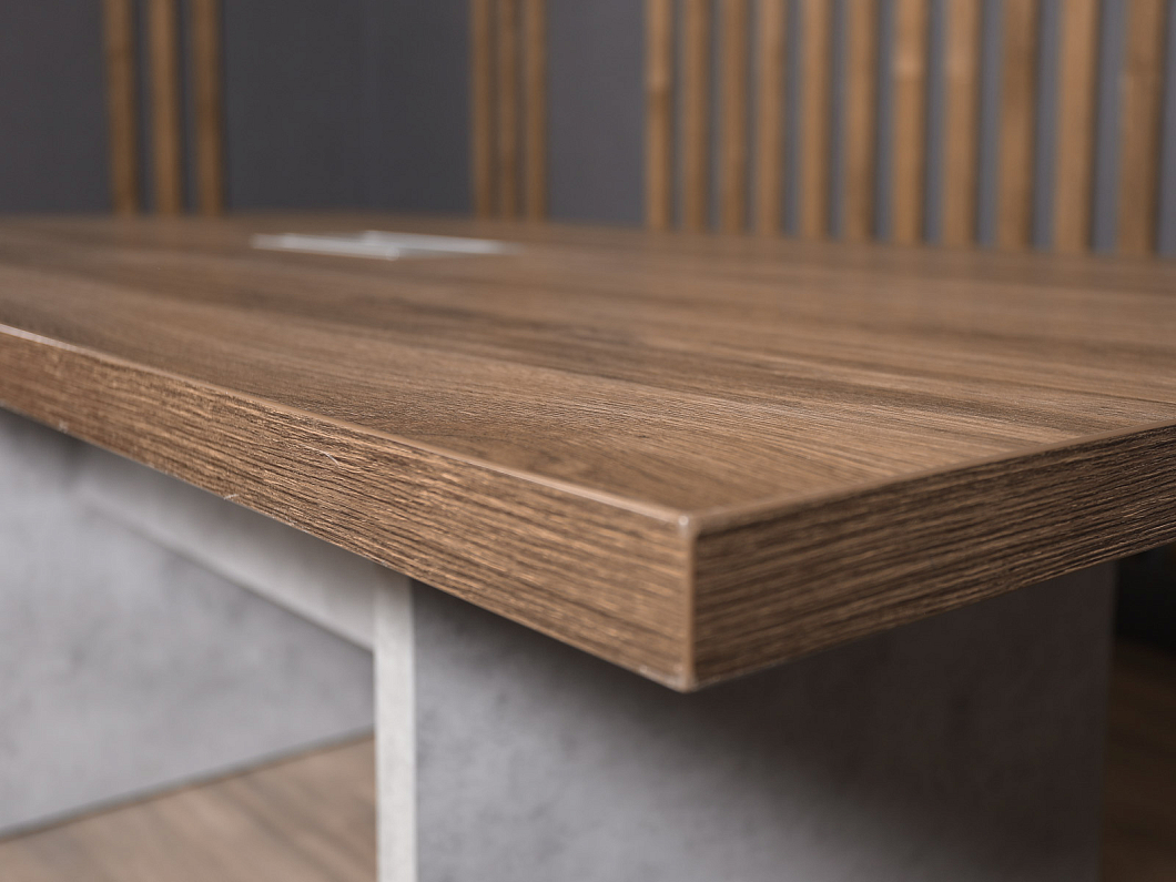 Стол для переговоров Mebelux Монреаль ЛДСП Ясень шимо Россия (сгяш-040925)